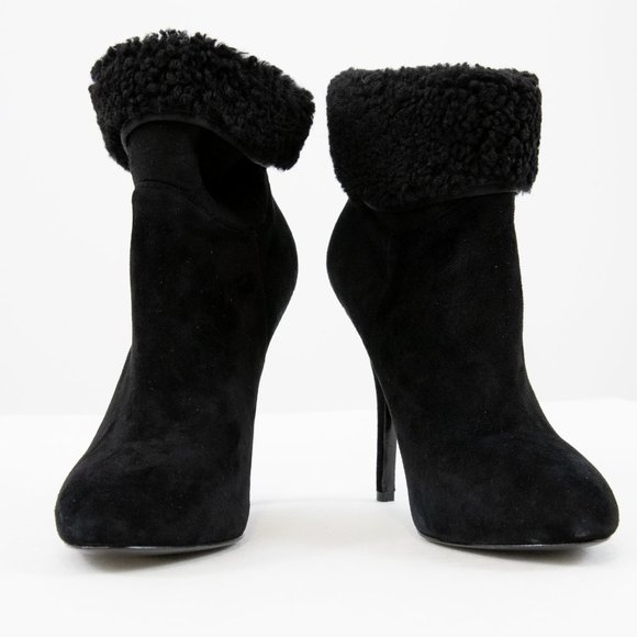 Vivienne Westwood Anglomania 10 Suede Boots Black Leather New Covencore - Picture 6 of 14
